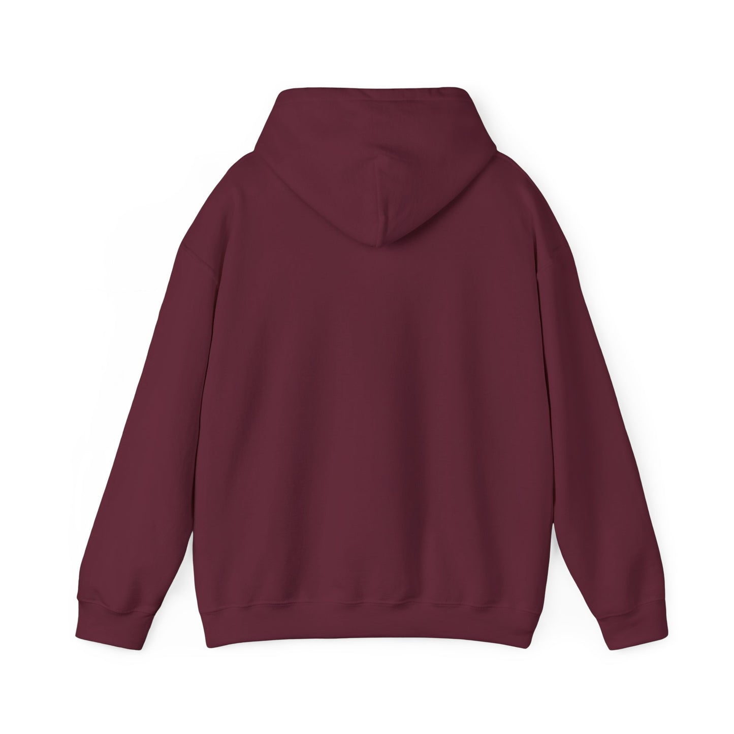 BE THE LIGHT Hooded Sweatshirt - Unisex Heavy Blend™ - Cozy & Stylish, Perfect for Cold Weather, Positive Message - Maroon *Small-5XL