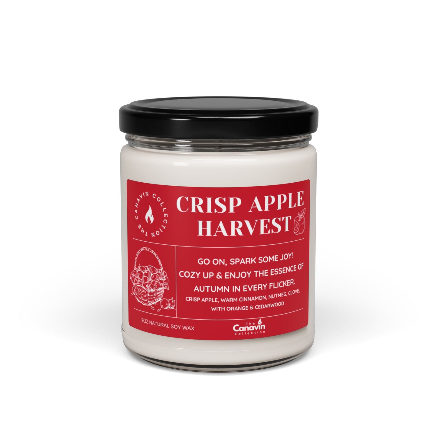 Seasonal Scented Candle - Crisp Apple Harvest - 9oz