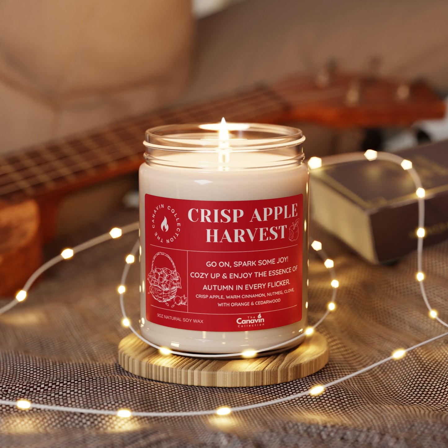 Seasonal Scented Candle - Crisp Apple Harvest - 9oz